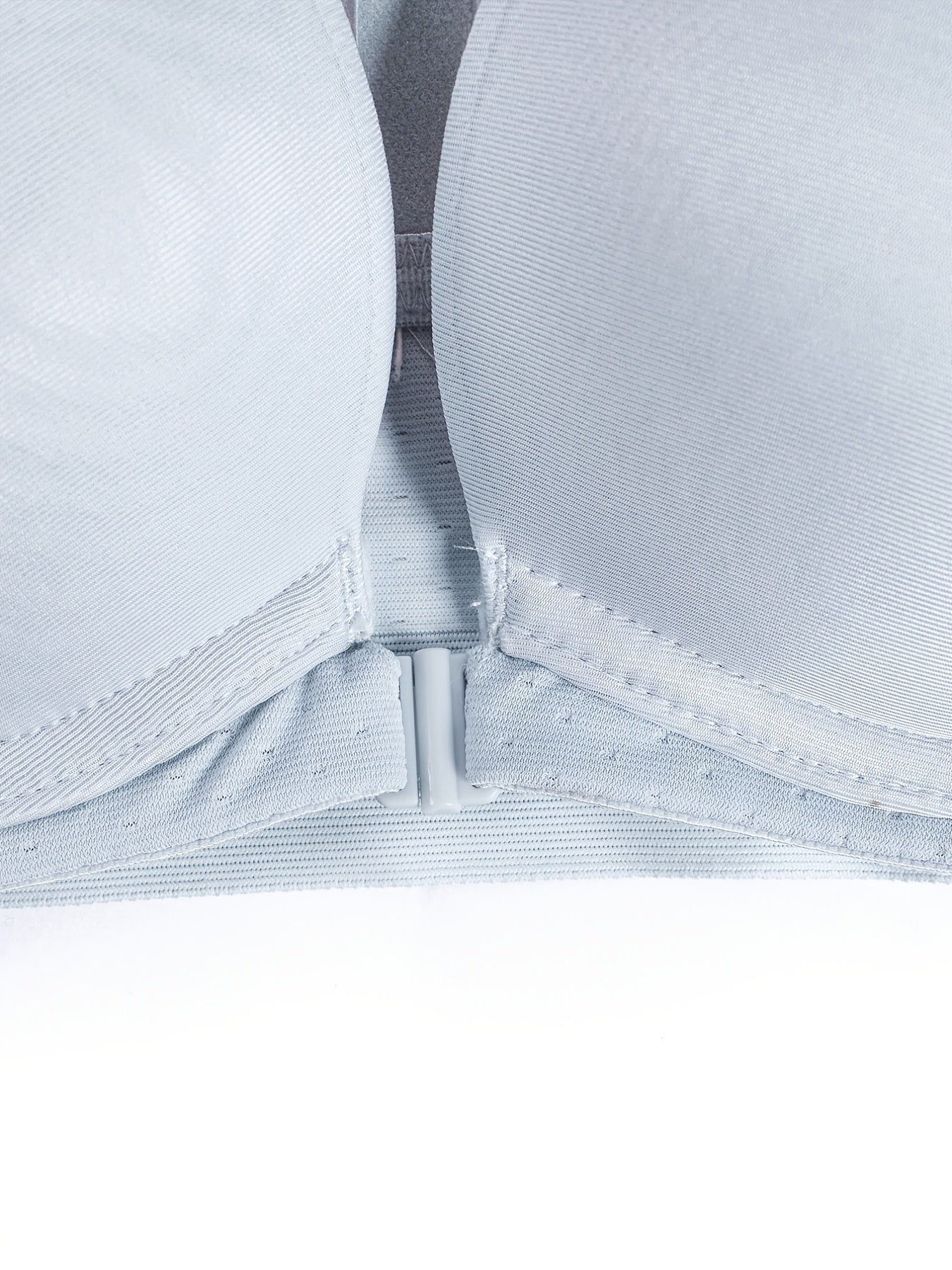Plunge Bra with Lace Detail Front Closure