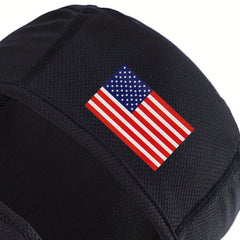 American Flag Print Mask Hood Balaclava Hat Windproof Sun Hat