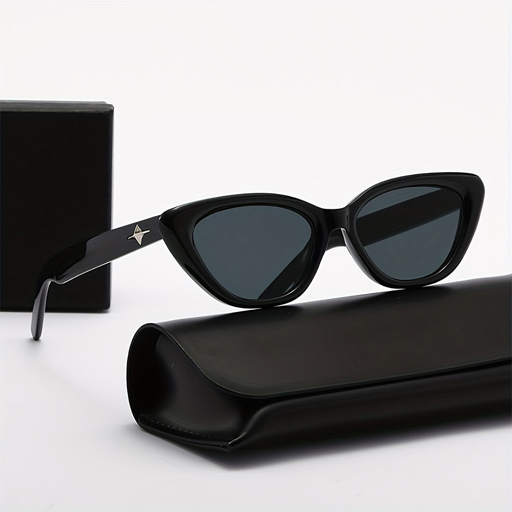 Y2K Cat Eye Sunglasses Retro Punk Star UV400 Sun Shades