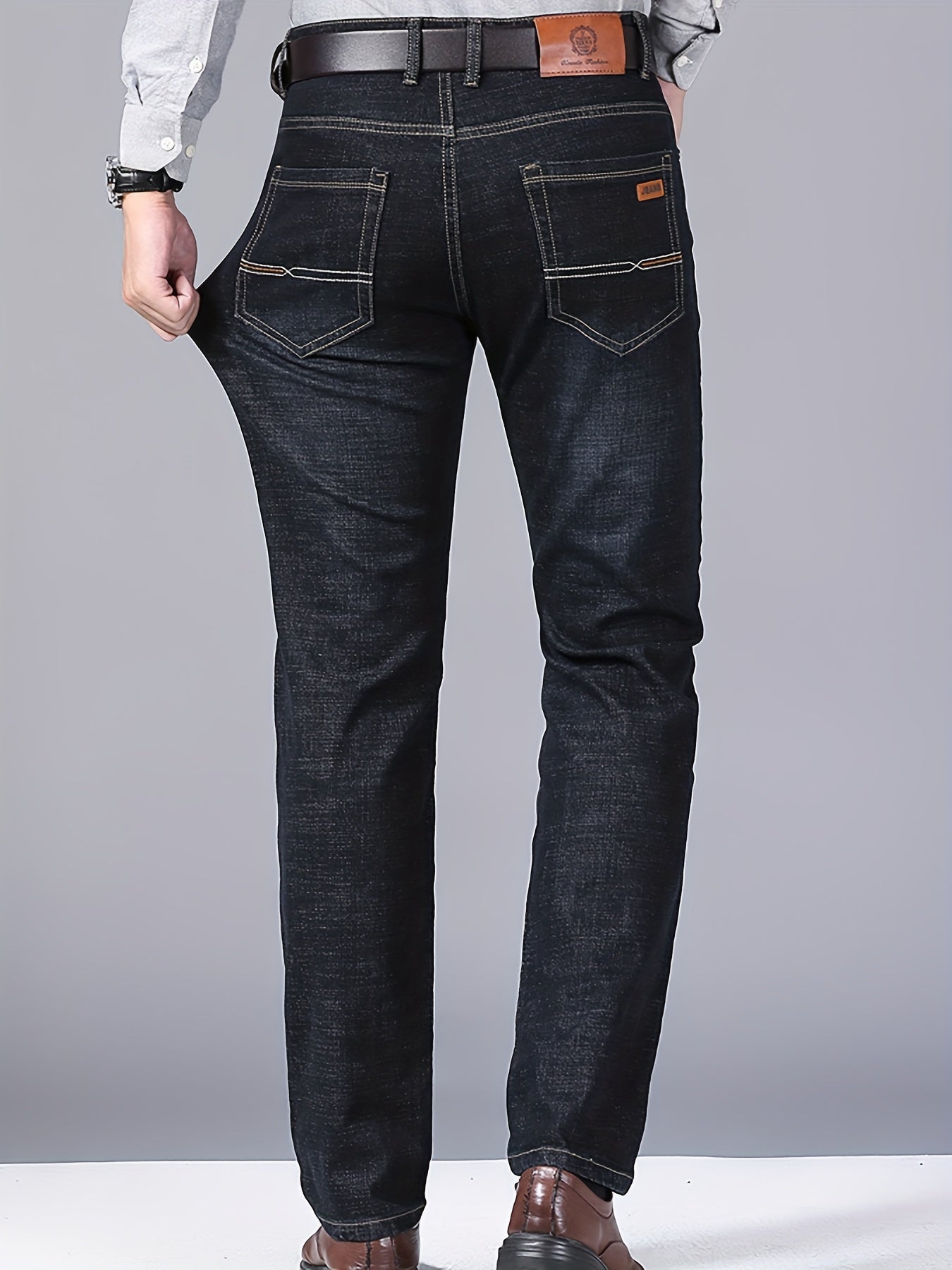 Stretch Denim Pants: Classic Semiformal Jeans