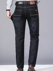 Stretch Denim Pants: Classic Semiformal Jeans