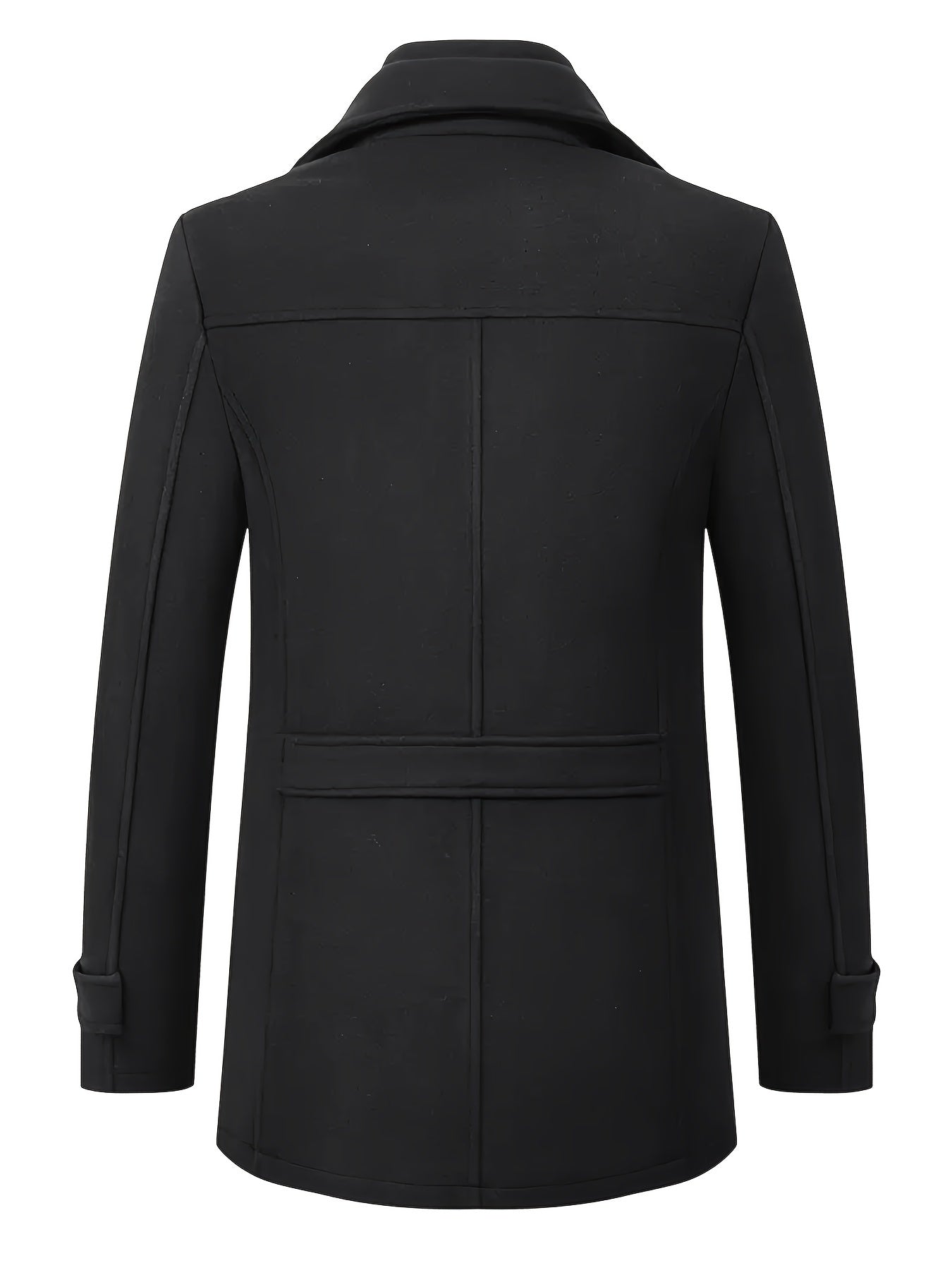 Men's Winter Thick Warm Zip Long Jacket