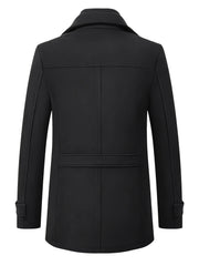 Men's Winter Thick Warm Zip Long Jacket