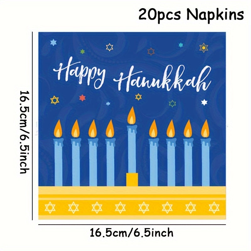 Hanukkah Party Tableware & Decoration Set