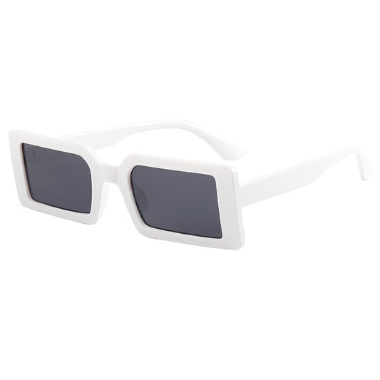 90s Narrow Frame Square Sunglasses Vintage Rectangle Sun Glasses
