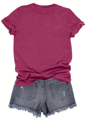 Chicken Graphic Sports T-shirt for Women