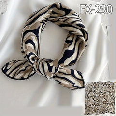 Animal Pattern Square Scarf Satin Bandana