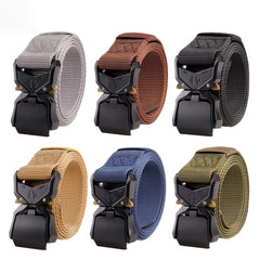 Men's Tactical Belt Quick Release Military Hiking Outdoor