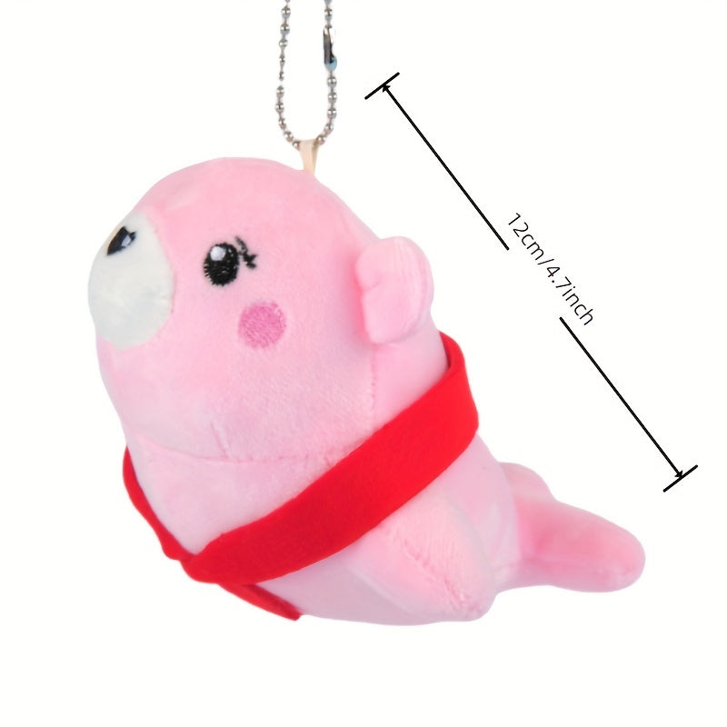 Sea Lion Bag Pendant Keyring Mini Plush Toy Doll