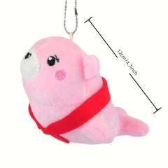 Sea Lion Bag Pendant Keyring Mini Plush Toy Doll