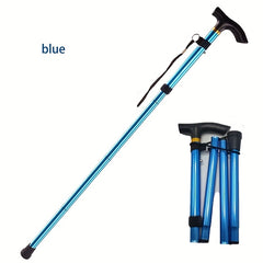 Folding Trekking Pole Telescopic Walking Cane for Outdoor Travel Climbing