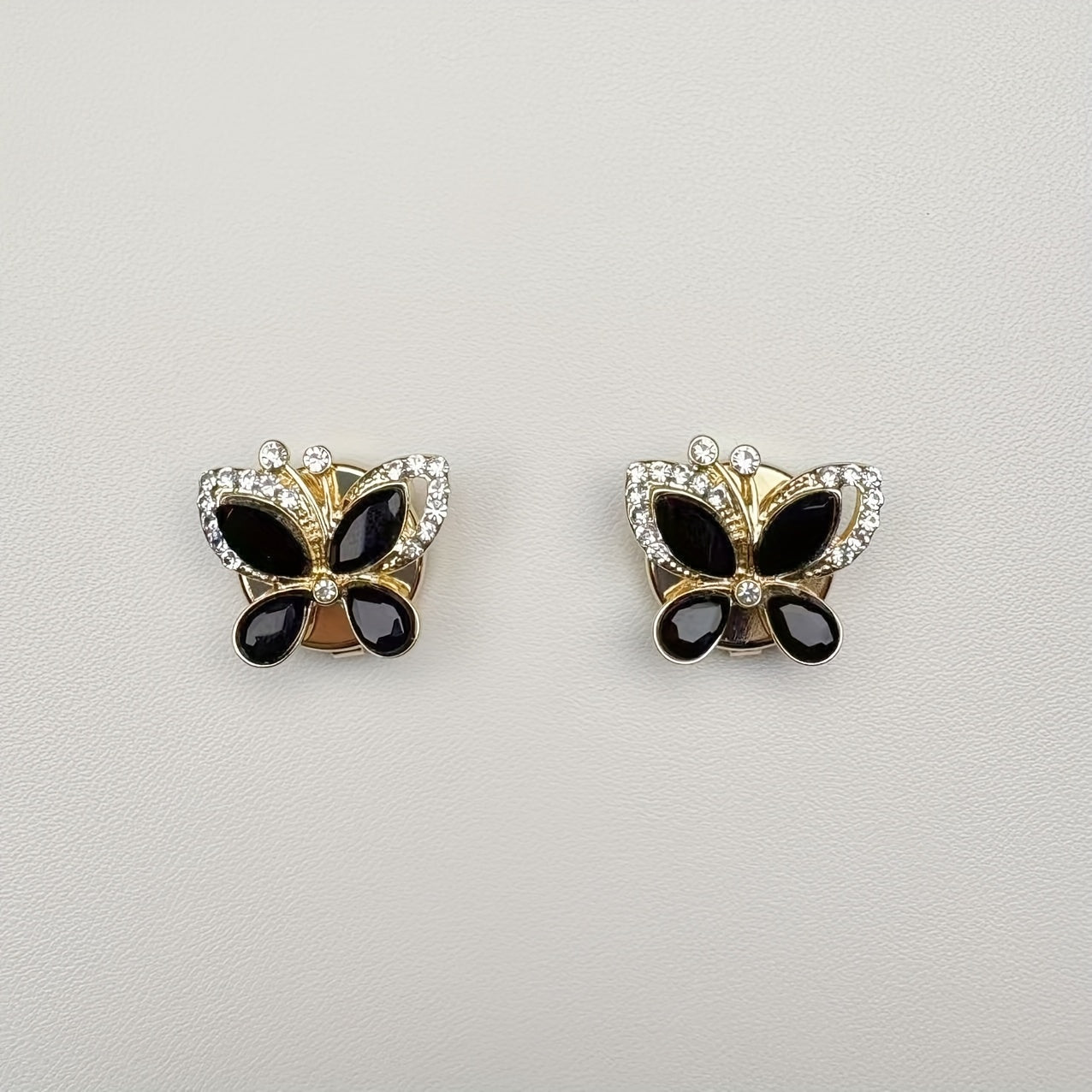 Butterfly Rhinestone Embellished Button-Up Cover Shirts for Men and Women