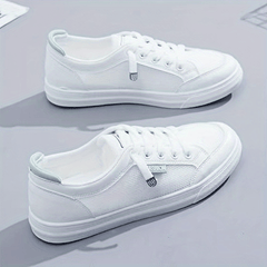 Women's Slip On Flat Sneakers Low Round Toe Mesh Breathable Shoes