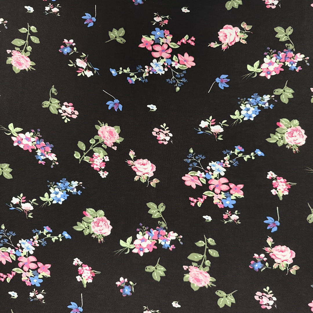 1pc Faux Cotton Fabric Diy Cloth Pants Dress Fabric 1yard Cut Size