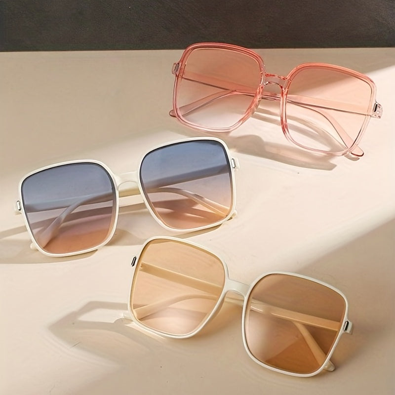 Square Sunglasses UV400 for Women Men Casual Jelly Outdoor Shades