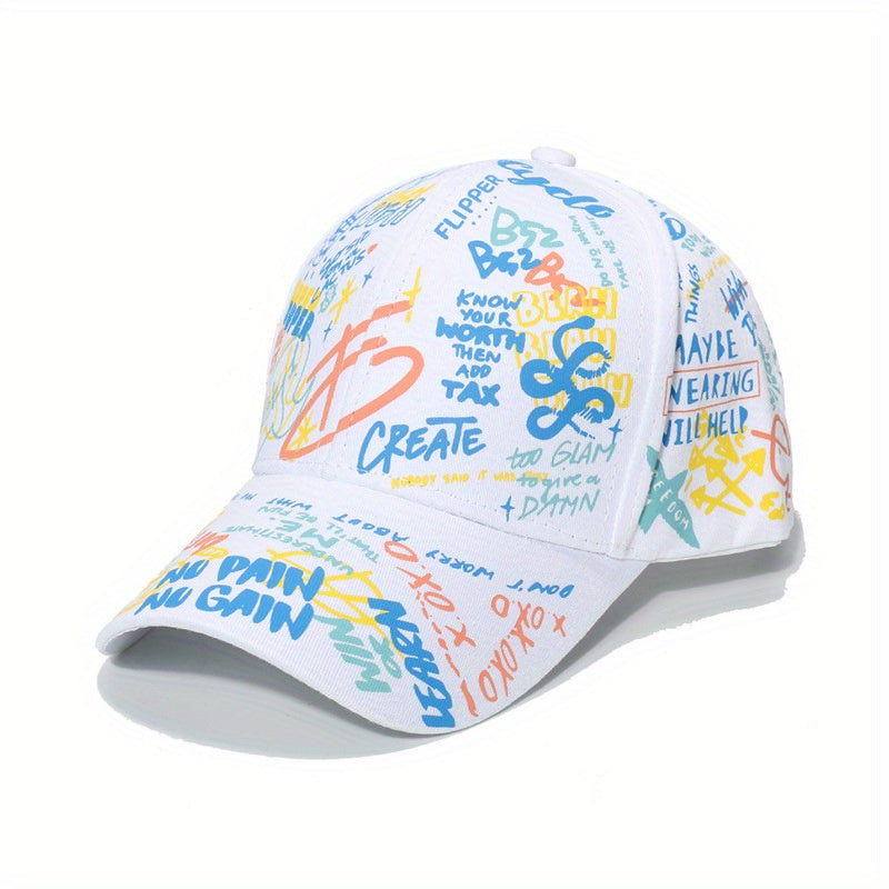 Street Graffiti Baseball Cap Hip Hop Sunshade Peaked Cap