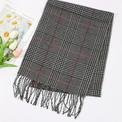 Plaid Men's Casual Scarf