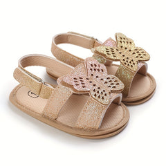 Girls Bowknot Sandals Lightweight Non Slip Comfy Crib Shoes