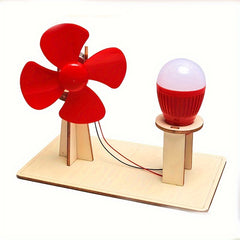 Mini Wind Turbine Science Experiment Kit DIY Toy