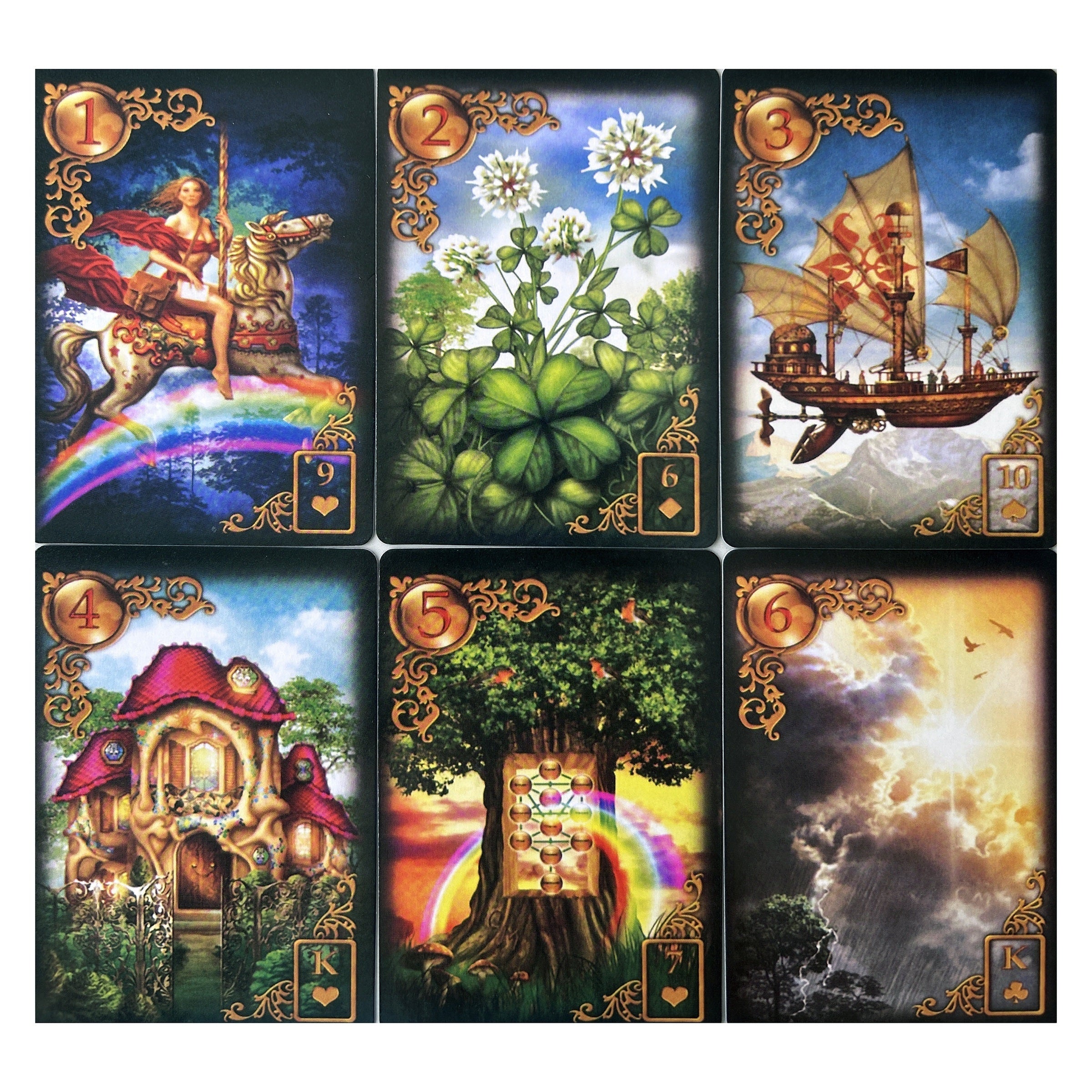 Vintage Oracle Cards & Board Games Bundle