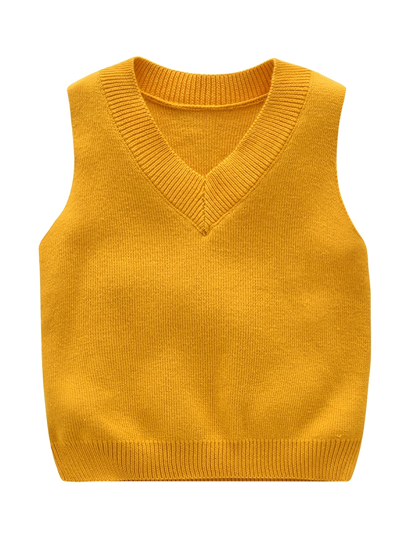 Boys Knit V neck Sweater Vest for Autumn
