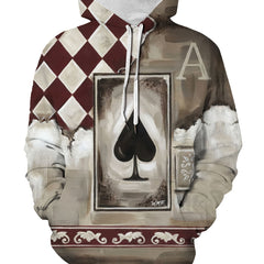 3D Print Hoodie Men's Casual Pullover Sweatshirt