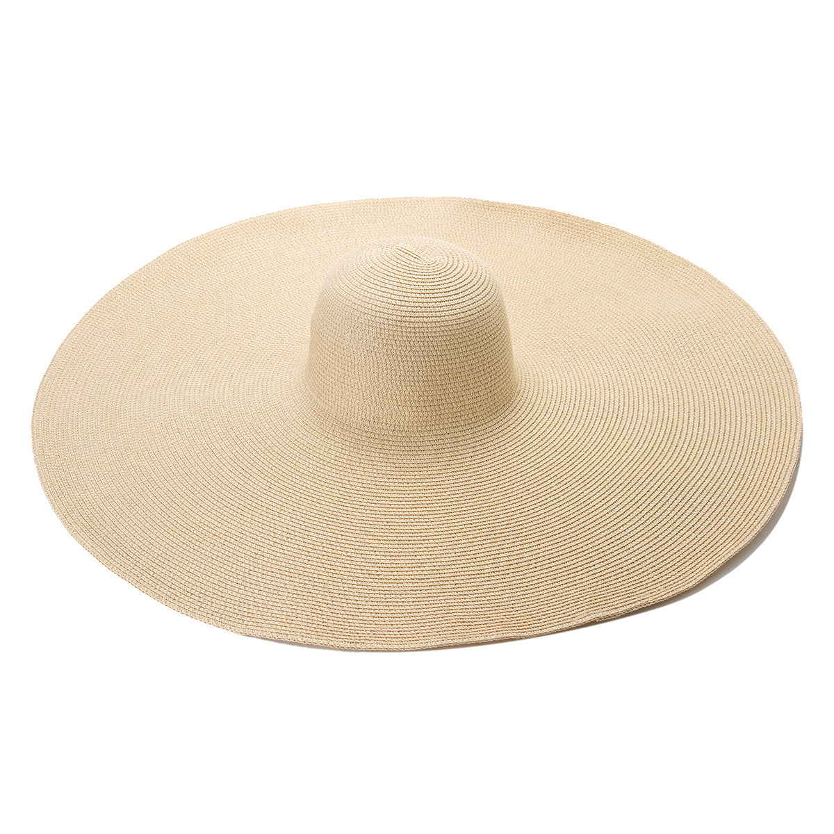 Large Brim Straw Hat Solid Breathable Casual Sun Hat