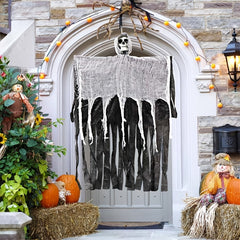 Hanging Skull Halloween Decoration for Doorway