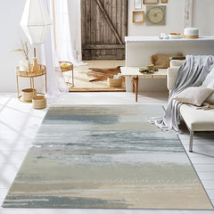 Abstract Area Rug Modern Crystal Velvet Non-slip Soft Mat Machine Washable