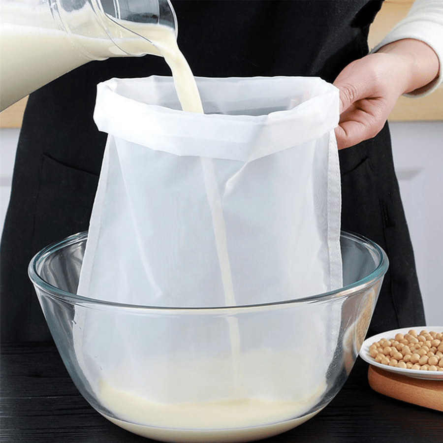 Large Drawstring Nylon Filter Bag Soy Milk Dregs Filter Bag