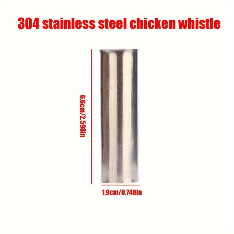 Stainless Steel Chicken Calling Whistle for Outdoor Use