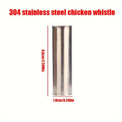 Stainless Steel Chicken Calling Whistle for Outdoor Use