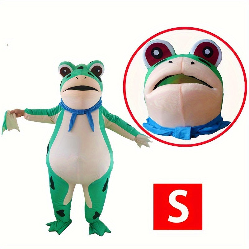 Halloween Frog Doll Inflatable Adult Costume Chinese Street Network Red Frog Man