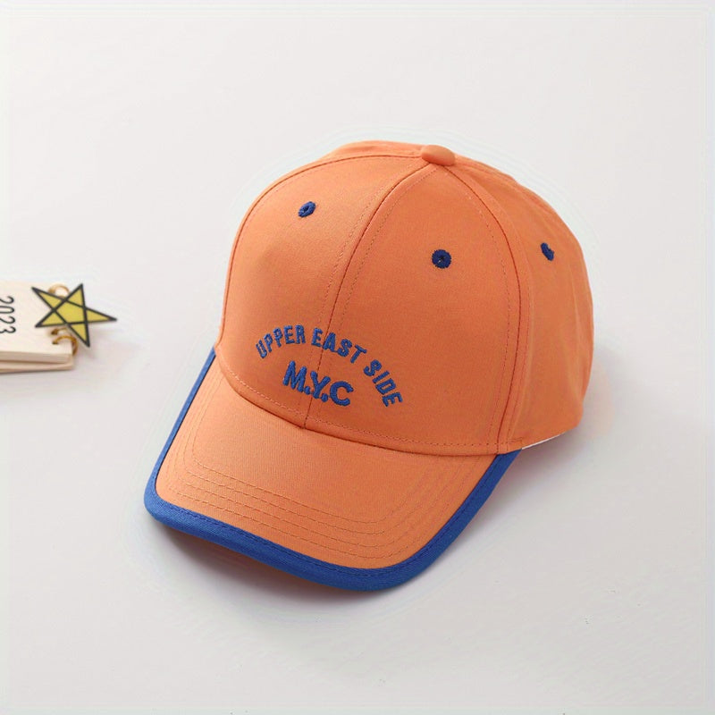 Kids' Sunshade Baseball Cap for Outdoor, Breathable with Pattern