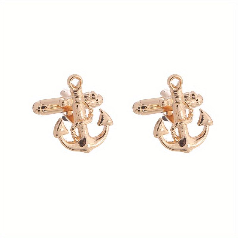 Boat Anchor Cufflinks Sleeve Nails Men's Shirt Accessories