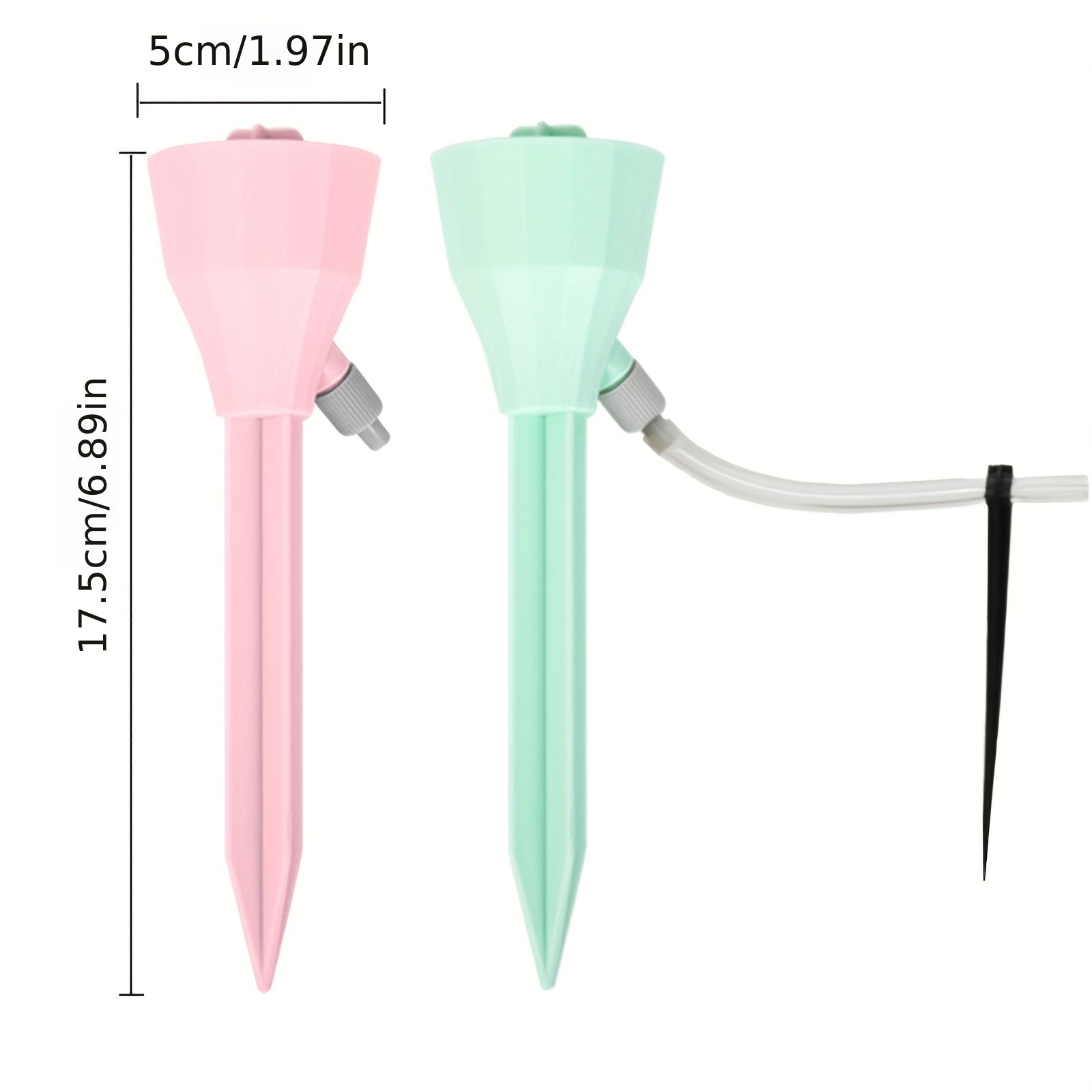3pcs Adjustable Self Watering Spikes for Garden with Drip Control
