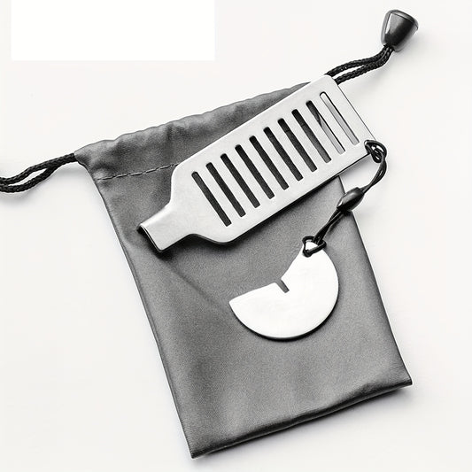Portable Stainless Steel Door Stopper Punch Security Door Locker
