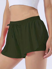 Women's 2 in 1 Sports Skirt with Drawstring Waist