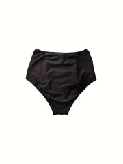 Ruched High Waist Swim Panty