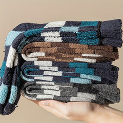 Paris Men's Thick Winter Socks Warm Wool Crew Socks