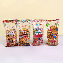 50pcs Birthday Party Candy Bag Cookie Bag Small Gift Decoration Party