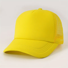 Block Baseball Cap Unisex Sunshade Couple Trucker Hats Adjustable Lightweight
