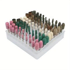 100pcs Assorted Shape Polishing Bits Buffing Wheel Drill Accessories
