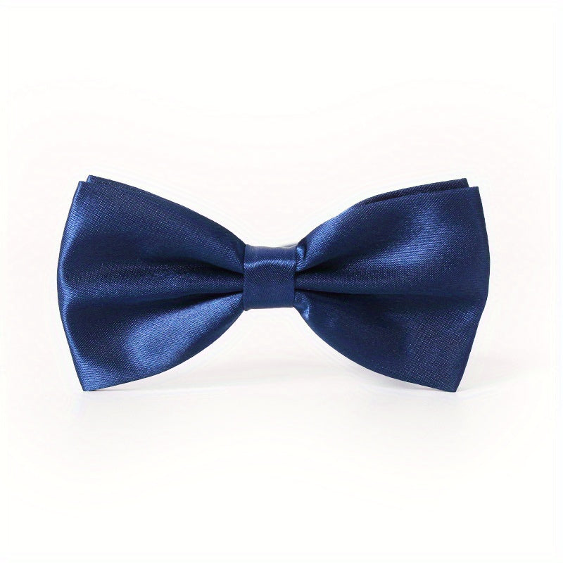 Men's Solid Bow Tie for Wedding Party Banquet