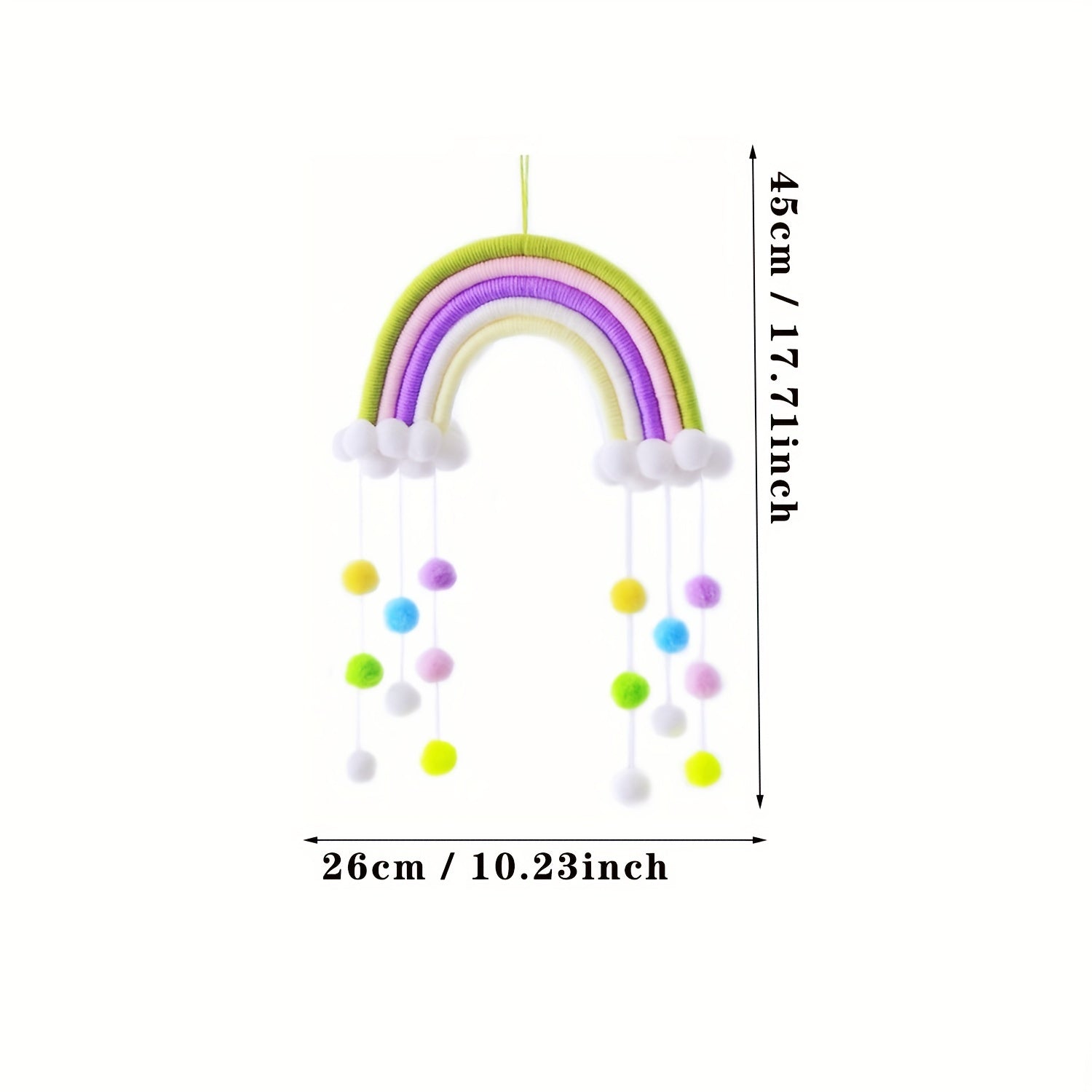 Rainbow Pendant Wall Hanging Decoration for Kids Room