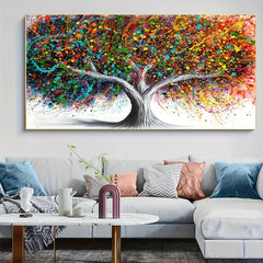 5D Artificial Diamond Art Painting Tree Rhinestones Kit