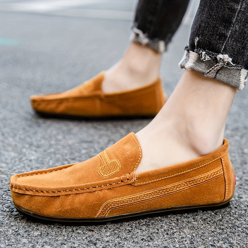 Men's Casual Loafer Shoes Slip On Sneakers Flat Shoes