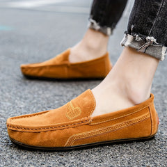 Men's Casual Loafer Shoes Slip On Sneakers Flat Shoes