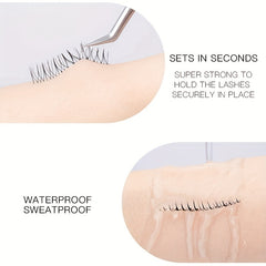 Strong Hold Eyelash Adhesive Strip Cluster False Lash Glue Clear