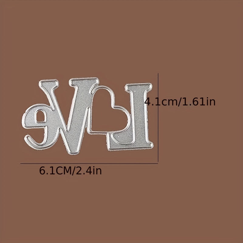 Metal Cutting Dies Stencils Wedding Decoration Love Embossing DIY